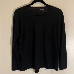 Beyond Yoga Black Draw The Line Pullover Women's Size Small